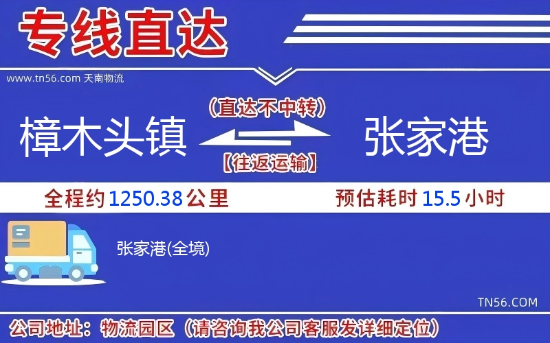 樟木头镇到张家港物流公司 樟木头镇到张家港物流公司